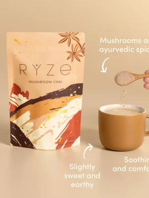 RYZE Mushroom Chai Starter Bag