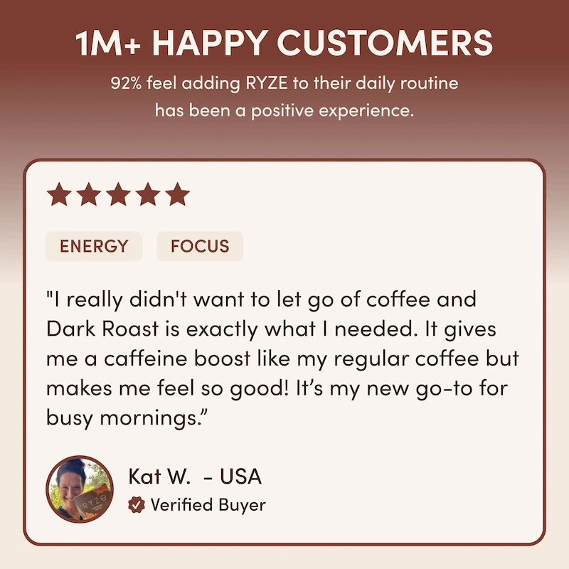 RYZE Ritual Set Dark Roast (90 Day Plan) - Image 7