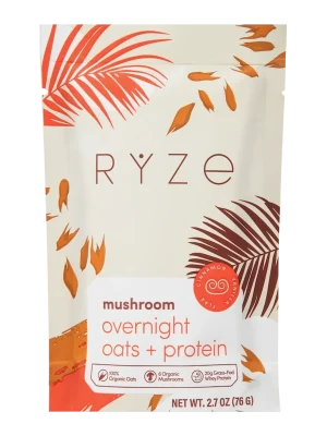 Mushroom Overnight Oats: 14 Servings