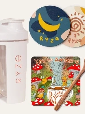 Shaker Bottle + Spoon + FREE Gifts